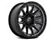 Fuel Wheels Piston Matte Gunmetal with Gloss Black Lip 6-Lug Wheel; 20x10; -18mm Offset (04-15 Titan)