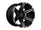 Fuel Wheels Piston Matte Gunmetal with Gloss Black Lip 6-Lug Wheel; 22x9.5; 20mm Offset (04-15 Titan)