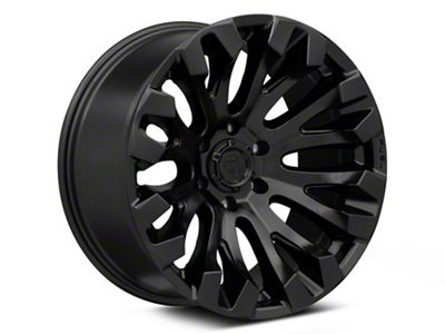 Fuel Wheels Quake Blackout 6-Lug Wheel; 20x10; -18mm Offset (04-15 Titan)