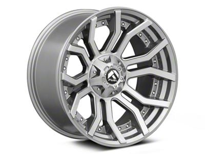 Fuel Wheels Rage Platinum Brushed Gunmetal 6-Lug Wheel; 20x10; -18mm Offset (04-15 Titan)