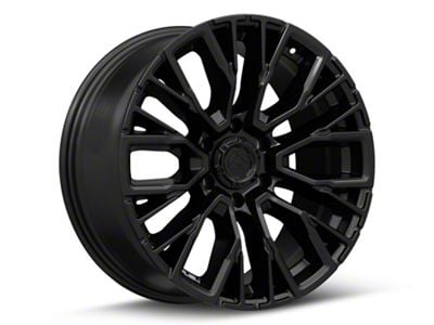 Fuel Wheels Rebar Blackout 6-Lug Wheel; 22x12; -44mm Offset (04-15 Titan)