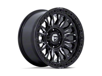 Fuel Wheels Rincon Gloss Black Milled 6-Lug Wheel; 20x9; 20mm Offset (04-15 Titan)