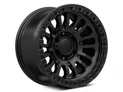 Fuel Wheels Rincon Matte Black with Gloss Black Lip 6-Lug Wheel; 18x9; 1mm Offset (04-15 Titan)