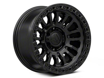 Fuel Wheels Rincon Matte Black with Gloss Black Lip 6-Lug Wheel; 18x9; -12mm Offset (04-15 Titan)