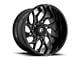 Fuel Wheels Runner Gloss Black Milled 6-Lug Wheel; 22x12; -44mm Offset (04-15 Titan)