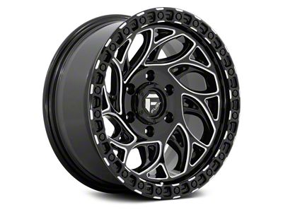 Fuel Wheels Runner OR Gloss Black Milled 6-Lug Wheel; 18x9; 1mm Offset (04-15 Titan)