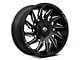 Fuel Wheels Saber Gloss Black Milled 6-Lug Wheel; 22x10; -18mm Offset (04-15 Titan)