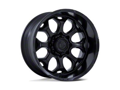 Fuel Wheels Scepter Blackout 6-Lug Wheel; 20x10; -18mm Offset (04-15 Titan)