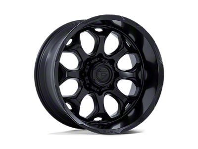 Fuel Wheels Scepter Blackout 6-Lug Wheel; 22x10; -18mm Offset (04-15 Titan)