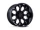 Fuel Wheels Scepter Blackout 6-Lug Wheel; 22x10; -18mm Offset (04-15 Titan)