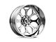 Fuel Wheels Scepter Polished Milled 6-Lug Wheel; 20x10; -18mm Offset (04-15 Titan)