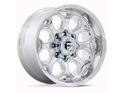 Fuel Wheels Scepter Polished Milled 6-Lug Wheel; 22x10; -18mm Offset (04-15 Titan)