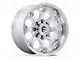 Fuel Wheels Scepter Polished Milled 6-Lug Wheel; 22x10; -18mm Offset (04-15 Titan)