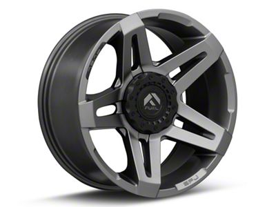 Fuel Wheels SFJ Matte Gunmetal 6-Lug Wheel; 20x9; 1mm Offset (04-15 Titan)