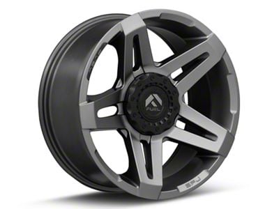 Fuel Wheels SFJ Matte Gunmetal 6-Lug Wheel; 22x14; -75mm Offset (04-15 Titan)