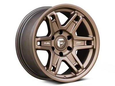 Fuel Wheels Slayer Matte Bronze 6-Lug Wheel; 18x8.5; -15mm Offset (04-15 Titan)