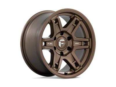 Fuel Wheels Slayer Matte Bronze 6-Lug Wheel; 18x8.5; 1mm Offset (04-15 Titan)