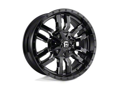 Fuel Wheels Sledge Gloss Black Milled 6-Lug Wheel; 22x10; 10mm Offset (04-15 Titan)