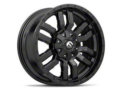 Fuel Wheels Sledge Matte Black 6-Lug Wheel; 20x9; 1mm Offset (04-15 Titan)