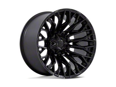 Fuel Wheels Strike Blackout 6-Lug Wheel; 22x12; -44mm Offset (04-15 Titan)