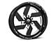 Fuel Wheels Triton Gloss Black Milled 6-Lug Wheel; 18x9; 1mm Offset (04-15 Titan)