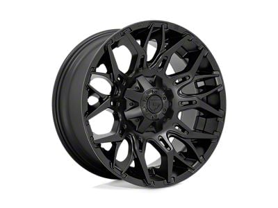 Fuel Wheels Twitch Blackout 6-Lug Wheel; 22x12; -44mm Offset (04-15 Titan)