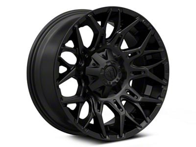 Fuel Wheels Twitch Gloss Black 6-Lug Wheel; 20x9; 1mm Offset (04-15 Titan)