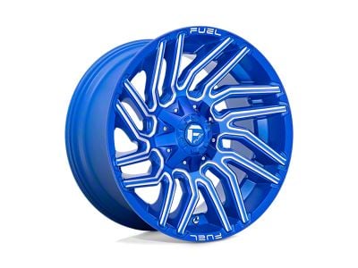 Fuel Wheels Typhoon Anodized Blue Milled 6-Lug Wheel; 20x10; -18mm Offset (04-15 Titan)