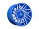 Fuel Wheels Typhoon Anodized Blue Milled 6-Lug Wheel; 20x10; -18mm Offset (04-15 Titan)