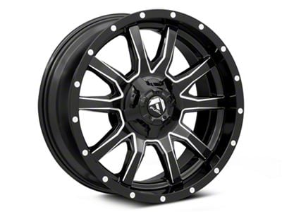 Fuel Wheels Vandal Gloss Black Milled 6-Lug Wheel; 20x10; -19mm Offset (04-15 Titan)