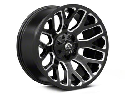 Fuel Wheels Warrior Gloss Black Milled 6-Lug Wheel; 20x10; -18mm Offset (04-15 Titan)