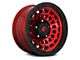 Fuel Wheels Zephyr Candy Red with Black Bead Ring 6-Lug Wheel; 18x9; 1mm Offset (04-15 Titan)