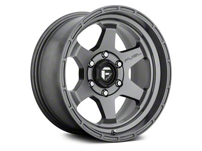 Fuel Wheels Shok Matte Anthracite 6-Lug Wheel; 18x9; 1mm Offset (05-21 Frontier)