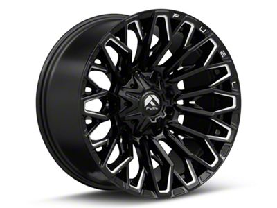 Fuel Wheels Strike Gloss Black Milled 6-Lug Wheel; 20x9; 1mm Offset (05-21 Frontier)