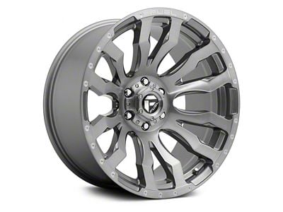Fuel Wheels Blitz Platinum 6-Lug Wheel; 18x9; 20mm Offset (05-15 Tacoma)