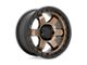 Fuel Wheels Block Matte Bronze with Black Ring 6-Lug Wheel; 18x9; -12mm Offset (05-15 Tacoma)