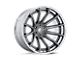 Fuel Wheels Burn Platinum with Chrome Lip 6-Lug Wheel; 20x9; 1mm Offset (05-15 Tacoma)