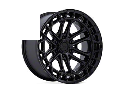 Fuel Wheels Celsius Matte Black with Gloss Black Lip 6-Lug Wheel; 20x10; -18mm Offset (05-15 Tacoma)