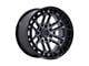 Fuel Wheels Celsius Matte Gunmetal with Matte Black Lip 6-Lug Wheel; 17x9; 1mm Offset (05-15 Tacoma)