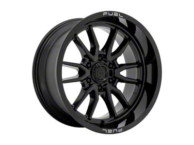 Fuel Wheels Clash Gloss Black 6-Lug Wheel; 18x9; -12mm Offset (05-15 Tacoma)