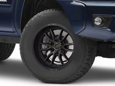 Fuel Wheels Clash Matte Black Double Dark Tint 6-Lug Wheel; 17x9; 1mm Offset (05-15 Tacoma)