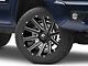 Fuel Wheels Contra Gloss Black Milled 6-Lug Wheel; 20x9; 20mm Offset (05-15 Tacoma)