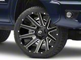 Fuel Wheels Contra Gloss Black Milled 6-Lug Wheel; 22x12; -43mm Offset (05-15 Tacoma)