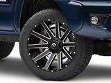 Fuel Wheels Contra Matte Black Milled 6-Lug Wheel; 20x9; 19mm Offset (05-15 Tacoma)