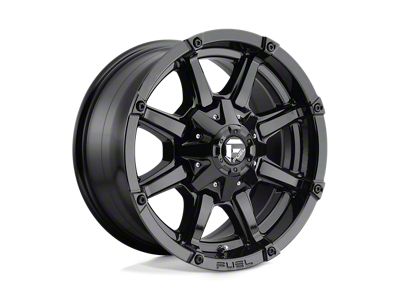 Fuel Wheels Coupler Gloss Black 6-Lug Wheel; 18x9; 19mm Offset (05-15 Tacoma)