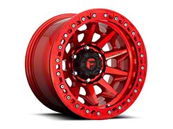 Fuel Wheels Covert Beadlock Candy Red 6-Lug Wheel; 17x9; -15mm Offset (05-15 Tacoma)