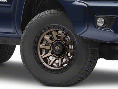 Fuel Wheels Covert Matte Bronze with Black Bead Ring 6-Lug Wheel; 17x9; 1mm Offset (05-15 Tacoma)