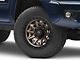 Fuel Wheels Covert Matte Bronze with Black Bead Ring 6-Lug Wheel; 17x9; 1mm Offset (05-15 Tacoma)