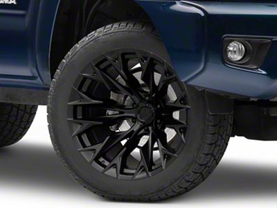 Fuel Wheels Flame Blackout 6-Lug Wheel; 20x9; 1mm Offset (05-15 Tacoma)