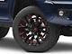 Fuel Wheels Flame Gloss Black Milled with Candy Red 6-Lug Wheel; 20x9; 1mm Offset (05-15 Tacoma)